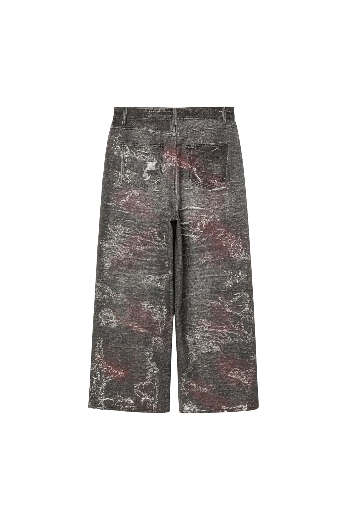 Dom Distressed Red Rust Jeans