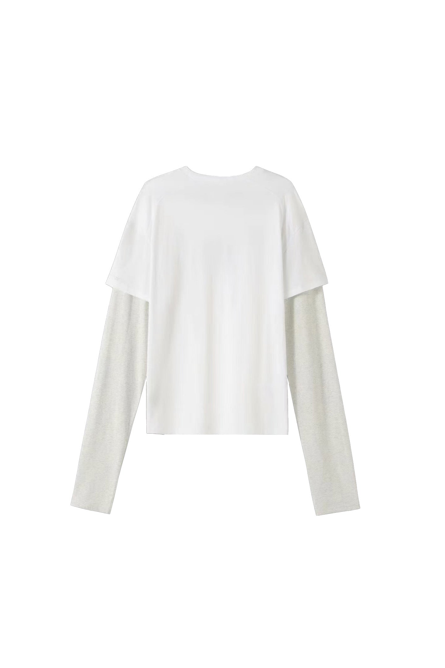 PANQ 2024SS |RELATIVITY| Double-Layered Collar | Cross Logo Long Sleeves