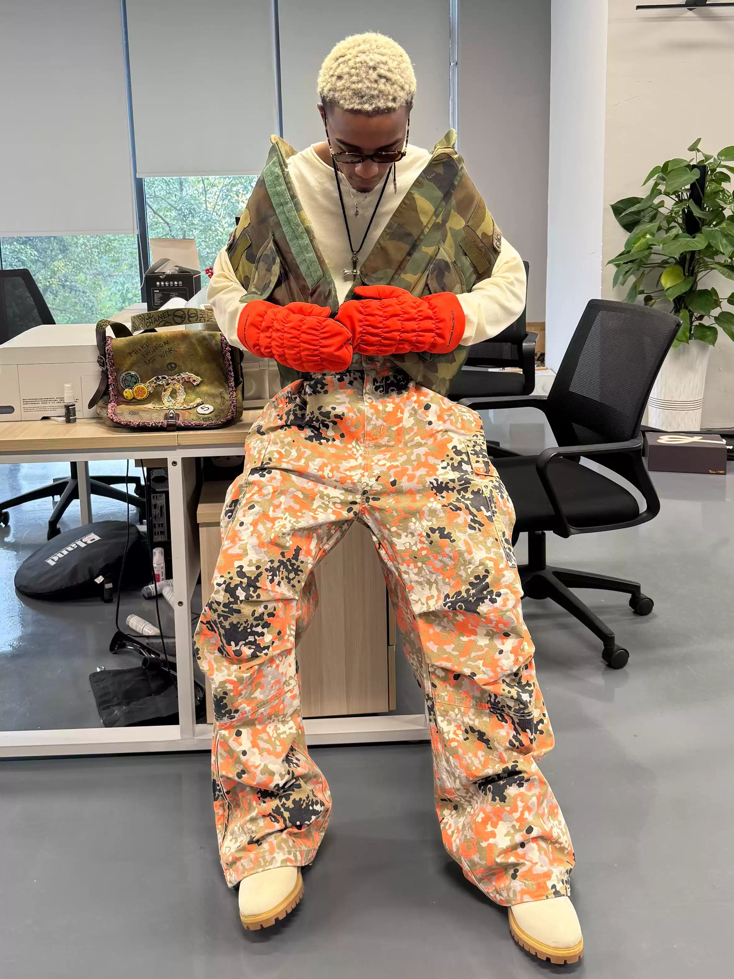 STEEPC Color Storm Casual Cargo Pants