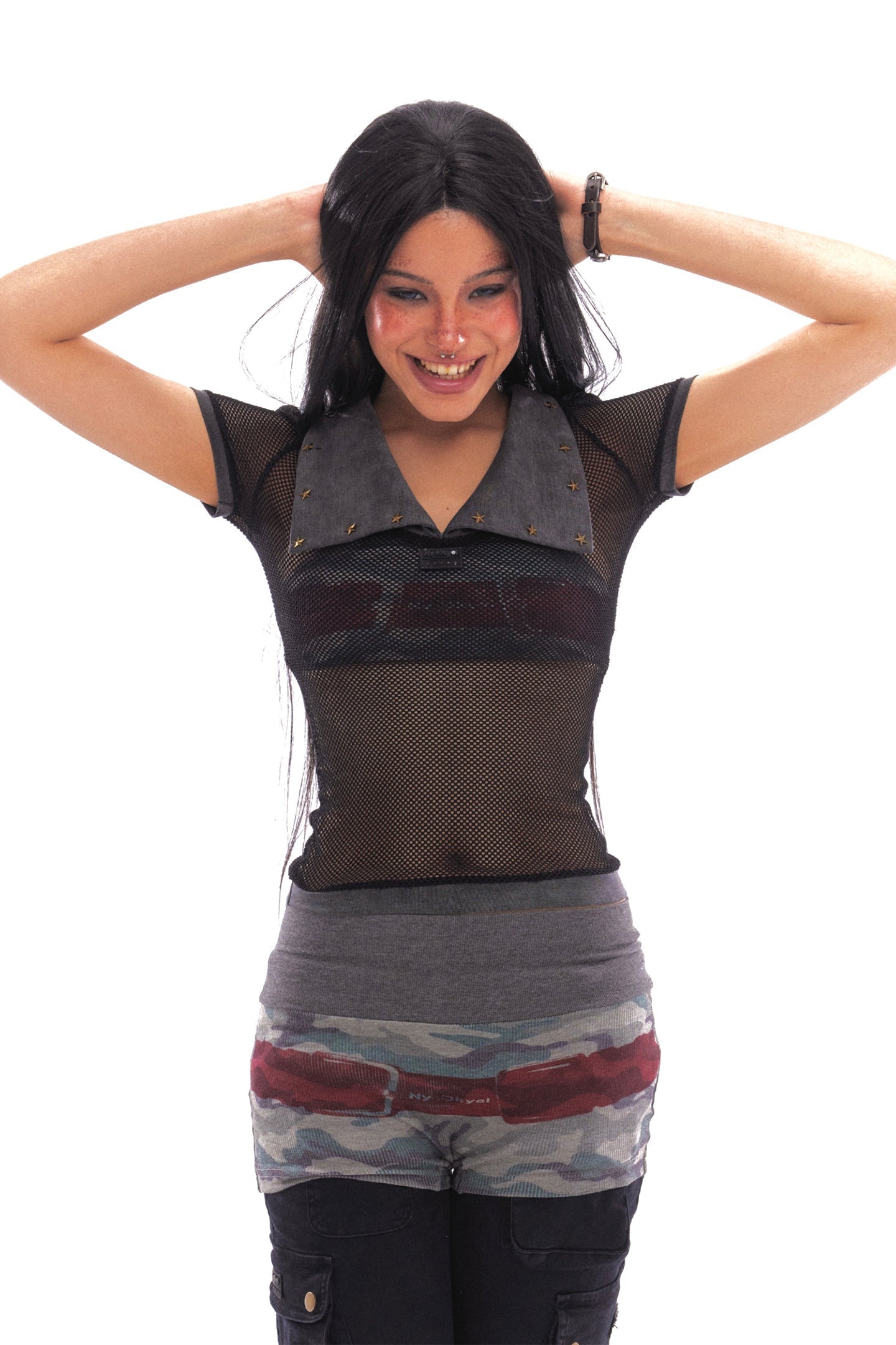 Original Belt Print Shorts