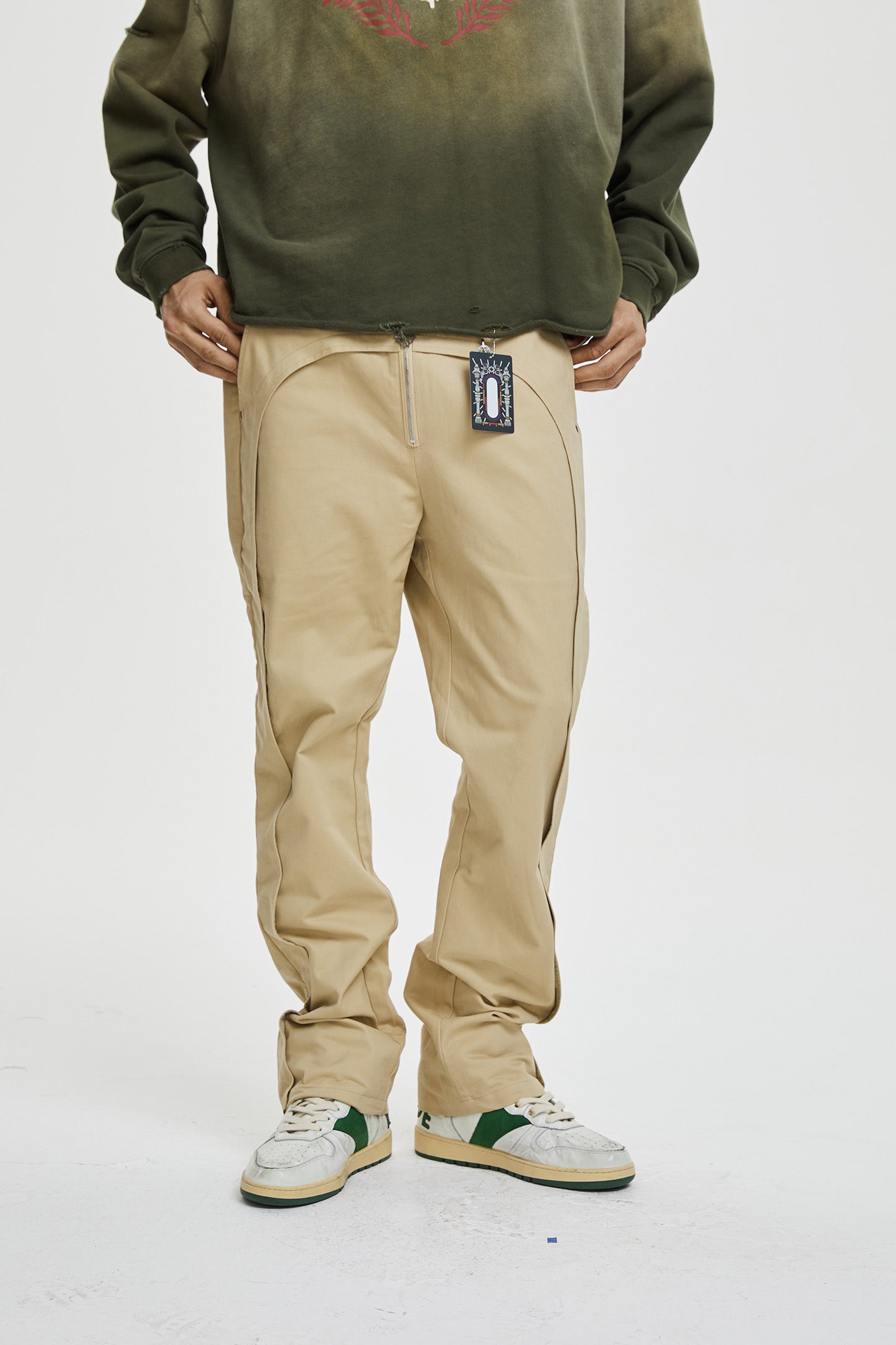 Khaki Men's Twill Pants